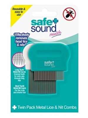 METAL TOOTH NIT COMB TWIN PK 4.99