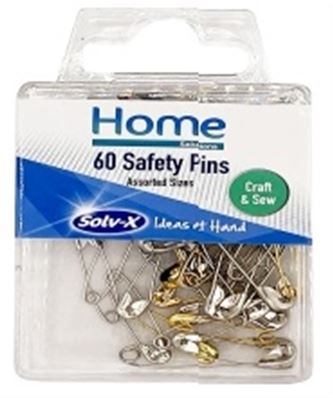 SOLV-X SAFETY PINS (60) 1.69