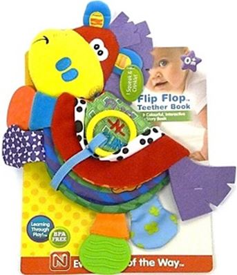 NUBY FLIP FLOP TEETHER BOOK 9.99