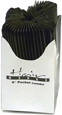 BLACK POCKET COMBS (HW60) 45P