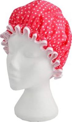 VAGABOND SHOWER HAT CERISE SPOT 6.95